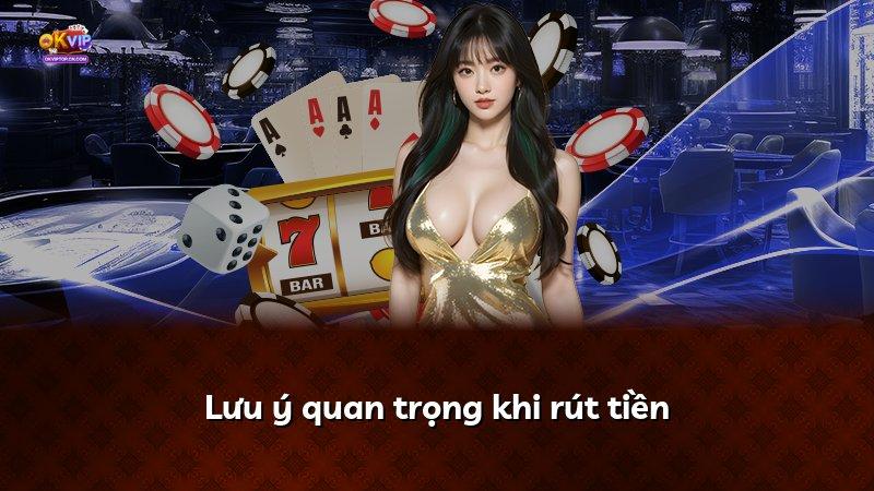 Lưu ý quan trọng khi rút tiền