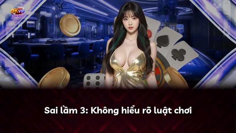 Sai lầm 3: Không hiểu rõ luật chơi